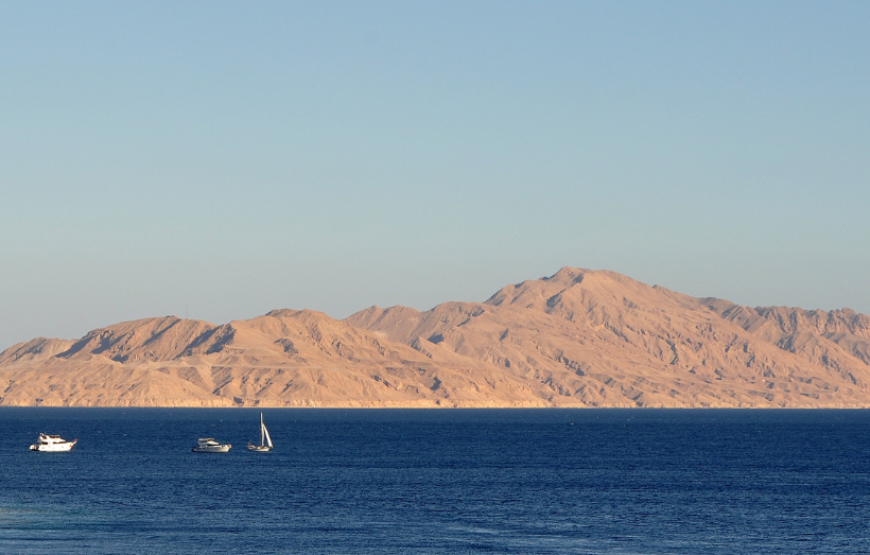 TIRAN ISLAND ON A YACHT